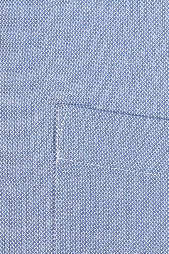 Blue Self Textured Formal Shirt - Image 4