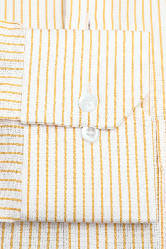 Yellow Bengal Stripes Formal Shirt - Image 3