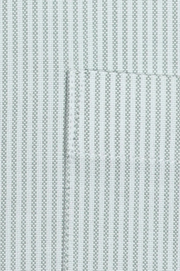 Green Pinstripe Formal Shirt - Image 4