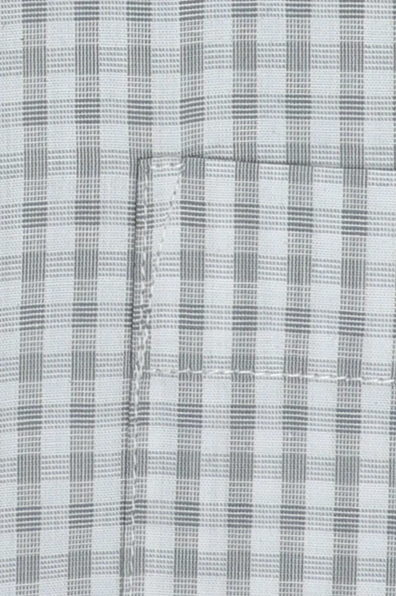 Grey Checkered Formal Shirt - Image 4