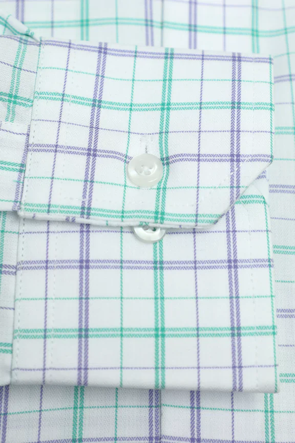 Multicolor Tattersall Check Formal Shirt - Image 3