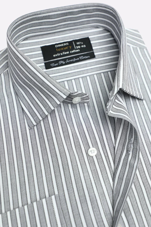 Multicolor Stripes Formal Shirt - Image 2
