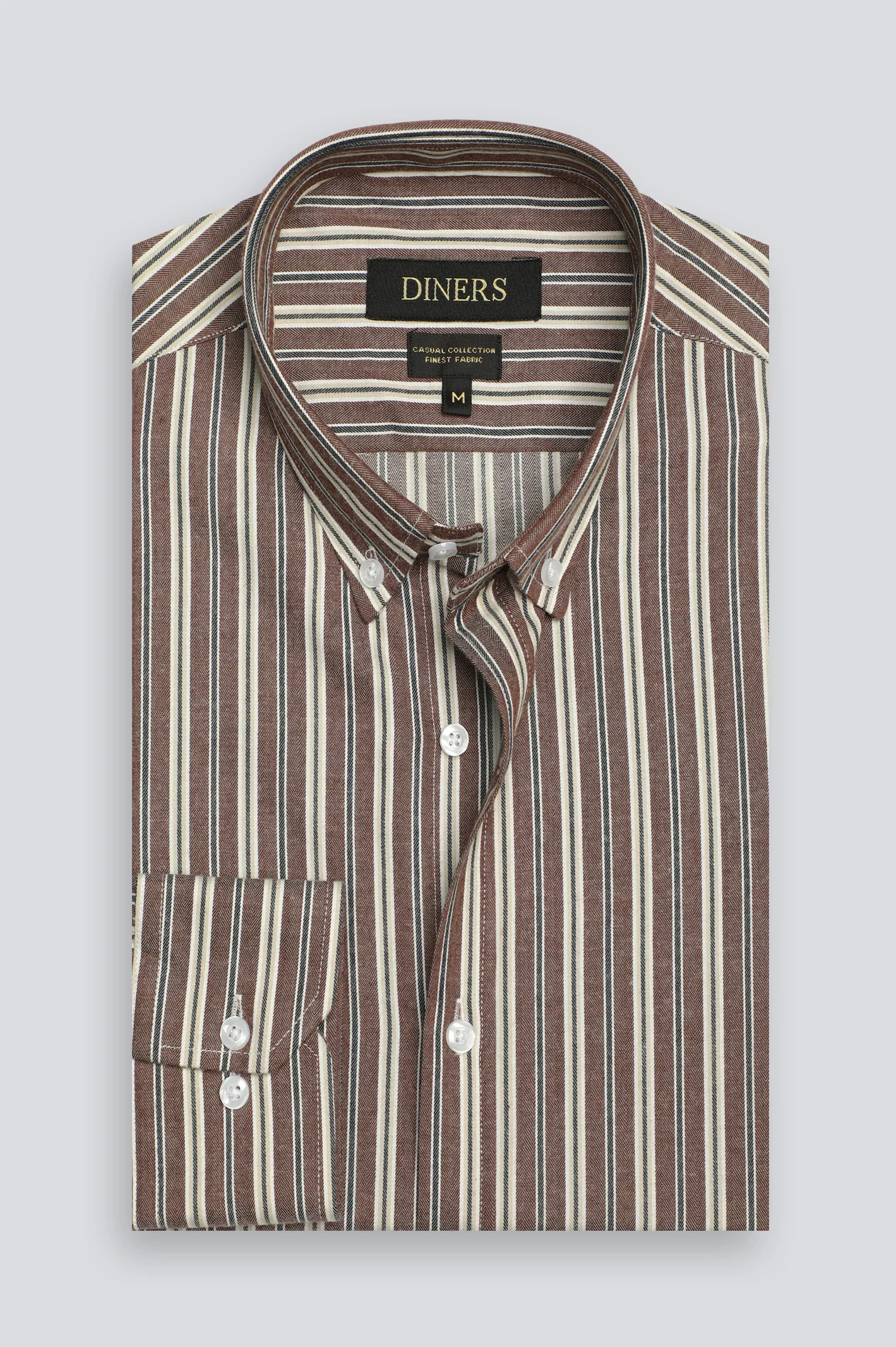 Multicolor Stripes Casual Shirt - Image 4