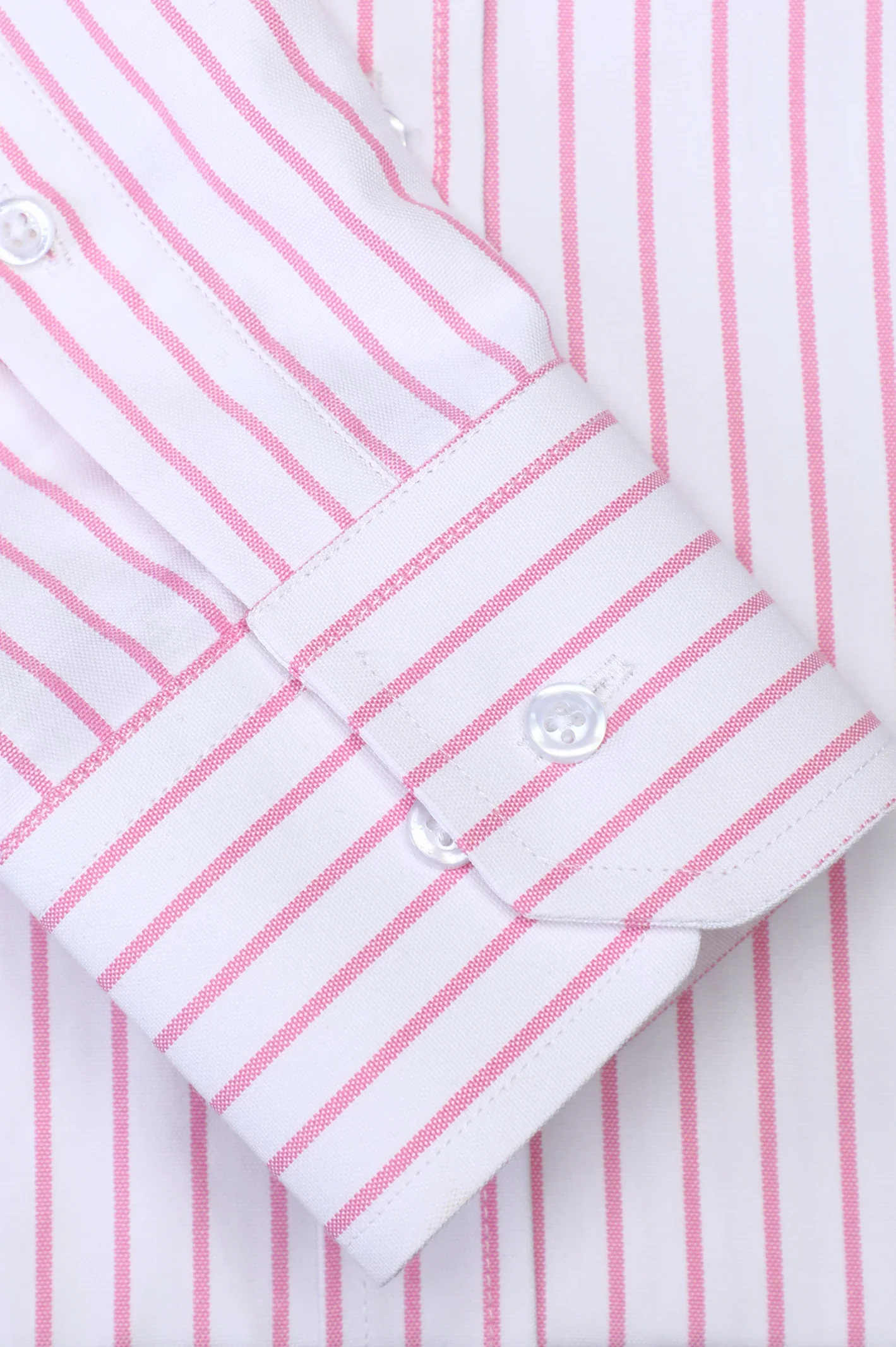 Pink Pinstripe Casual Shirt - Image 3