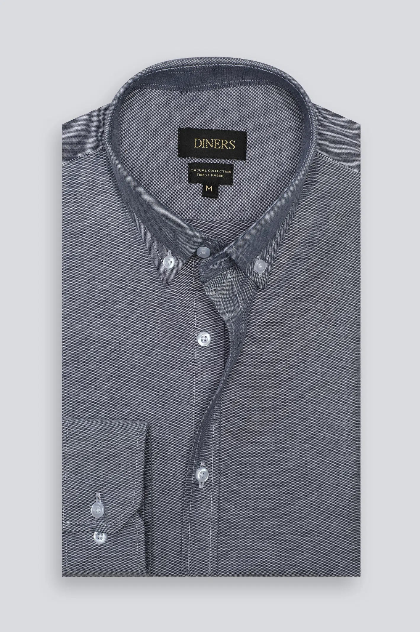 Black Textured Casual Shirt - Image 4