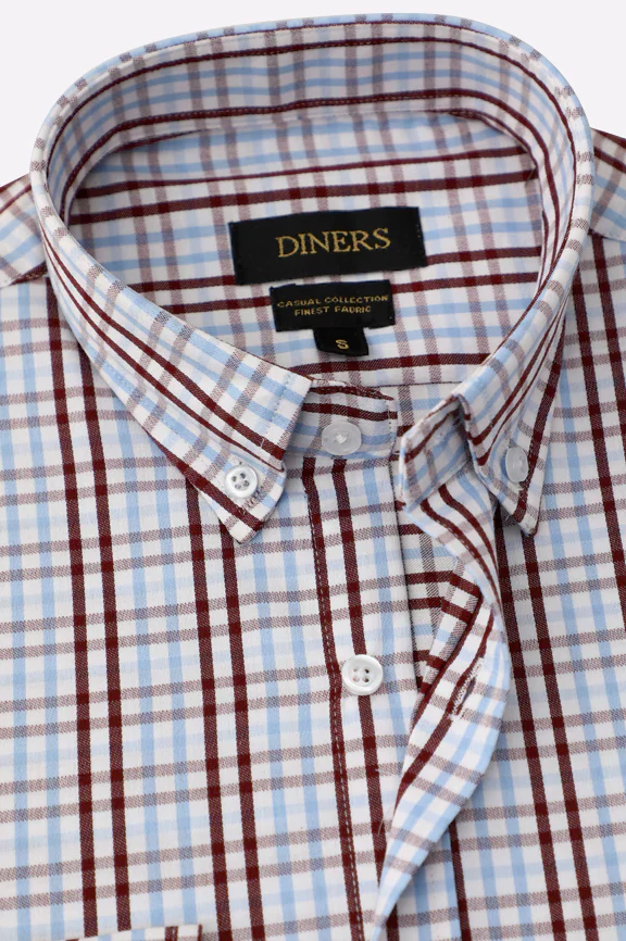 Multicolor Tattersall Check Casual Shirt - Image 2
