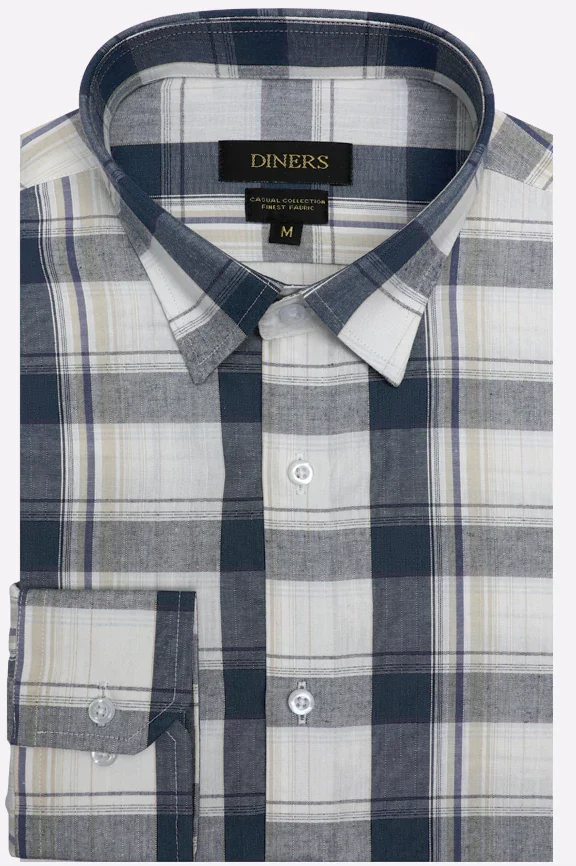 Multicolor Plaid Check Casual Shirt
