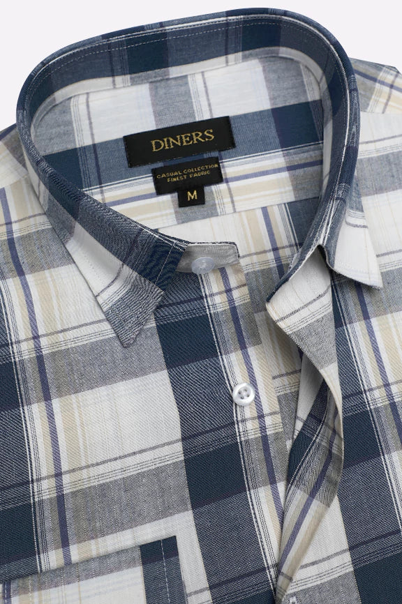 Multicolor Plaid Check Casual Shirt - Image 2