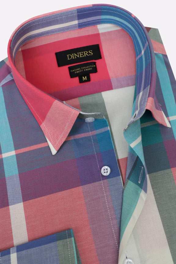 Multicolor Check Casual Shirt - Image 2