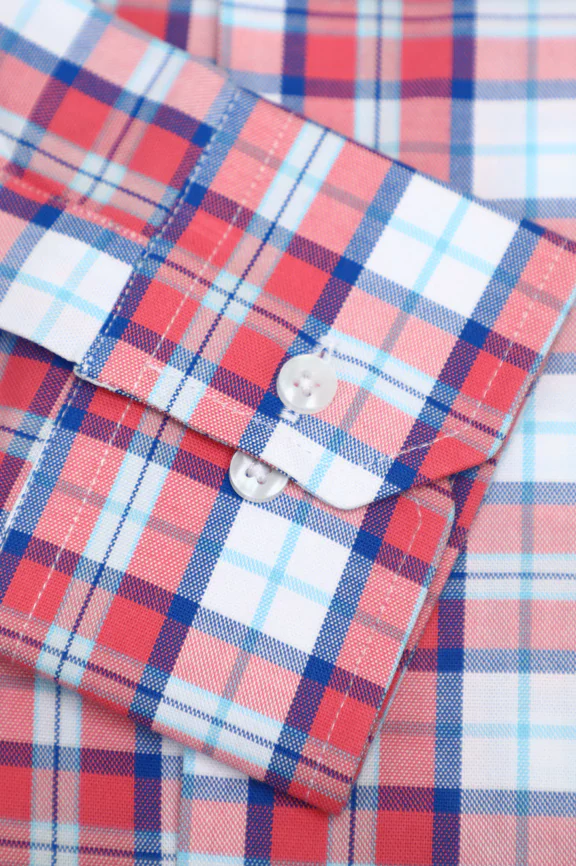 Multicolor Plaid Check Casual Shirt - Image 3