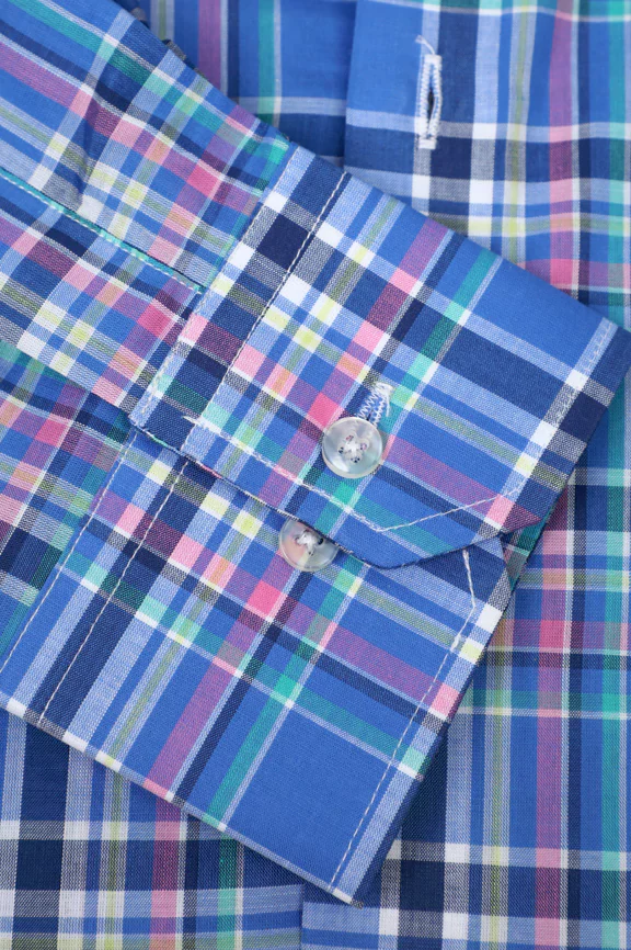 Multicolor Glen Plaid Check Casual Shirt - Image 3