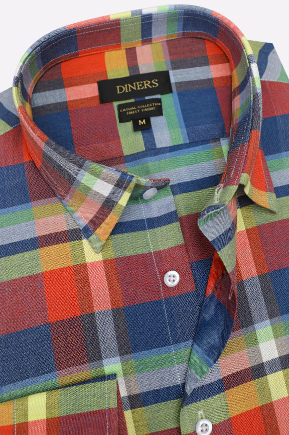 Multicolor Check Casual Shirt - Image 2