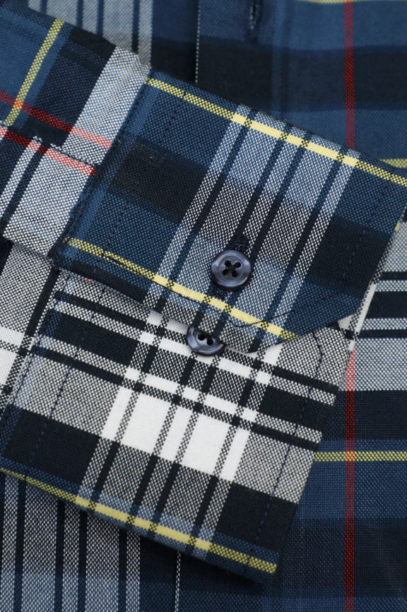 Multicolor Flannel Check Casual Shirt - Image 3