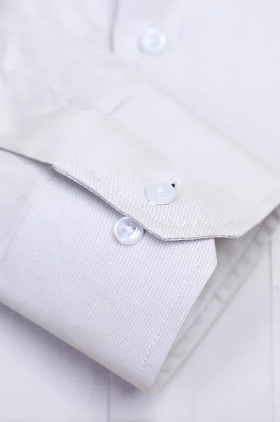 Light Grey Self Formal Autograph Shirt - Image 3