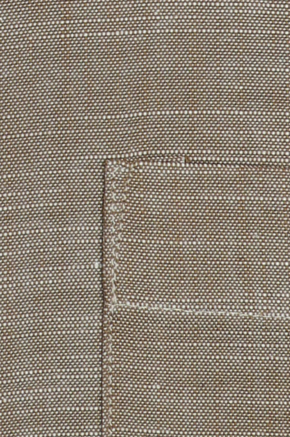 Brown Formal Autograph Linen Shirt - Image 4