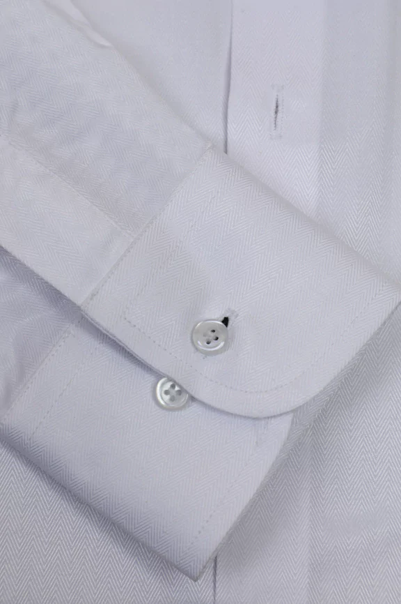 White Dobby Formal Autograph Shirt - Image 3