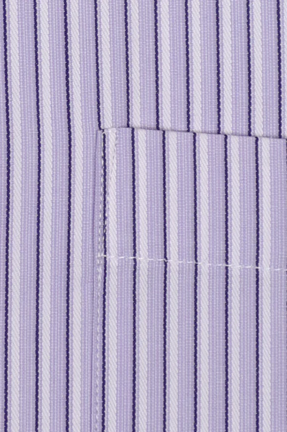 Purple Stripes Formal Autograph Shirt - Image 4