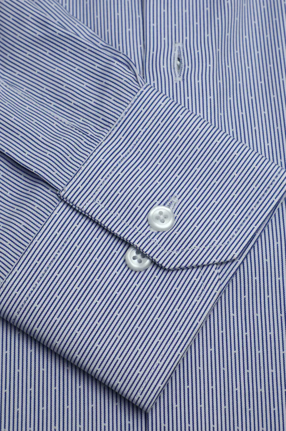 Blue Stripes Formal Autograph Shirt - Image 3