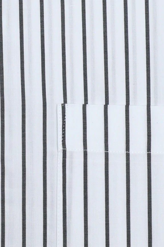 White Pinstripes Formal Autograph Shirt - Image 4