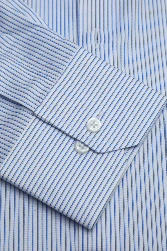 Blue Stripes Formal Autograph Shirt - Image 3