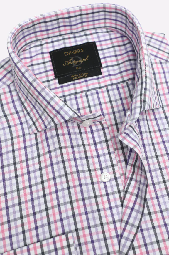 Multicolor Tattersall Check Formal Autograph Shirt - Image 2