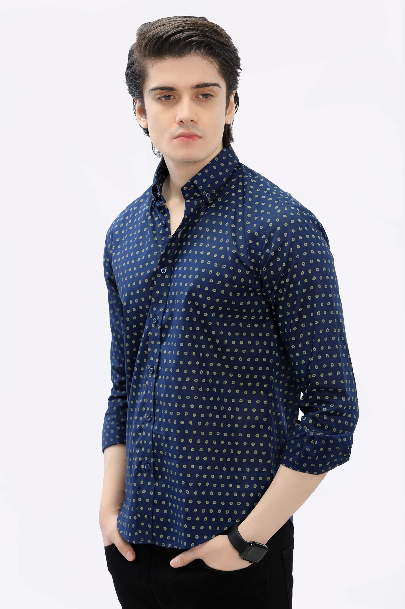 Multicolor Printed Casual Milano Shirt - Image 3