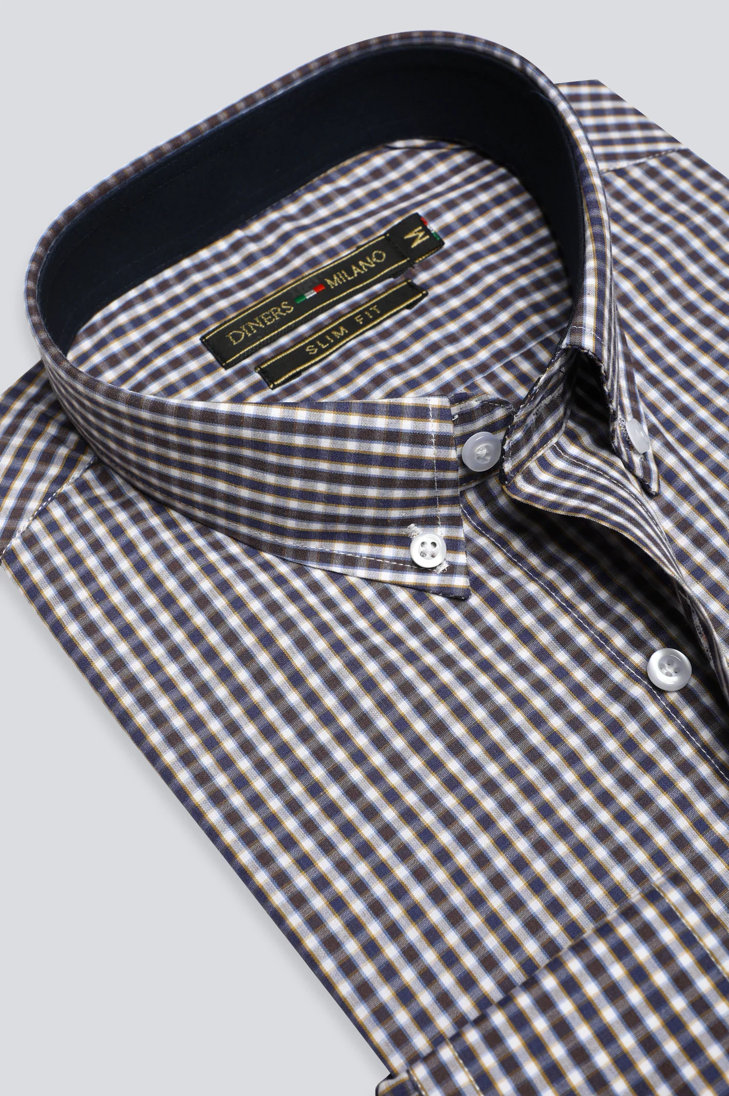 Multicolor Mini-Check Casual Shirt - Image 2