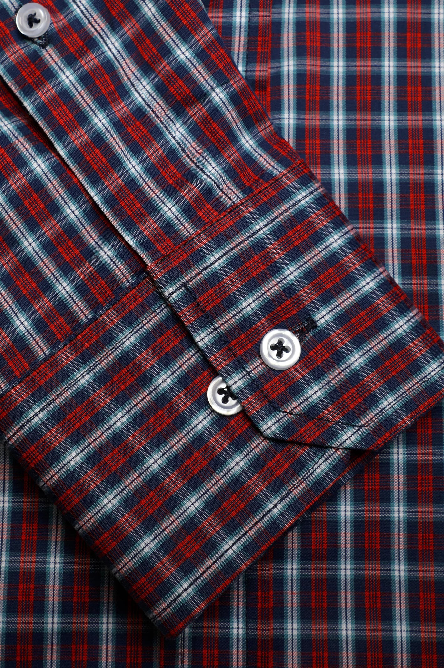 Multicolor Tattersall Check Casual Shirt - Image 3