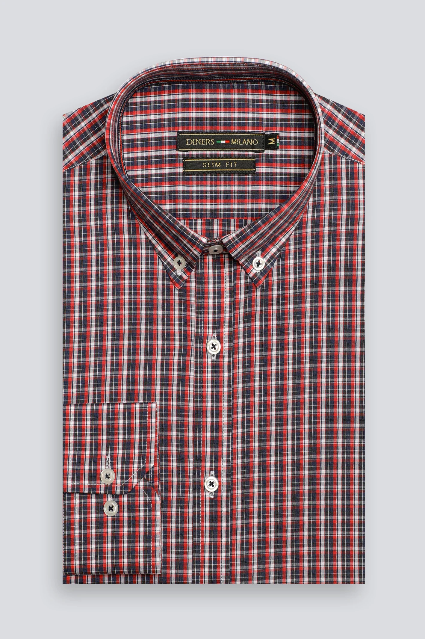 Multicolor Tattersall Check Casual Shirt