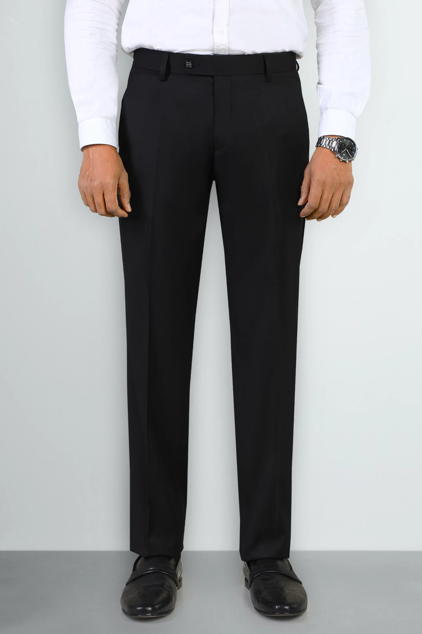 Black Smart Fit Formal Trouser