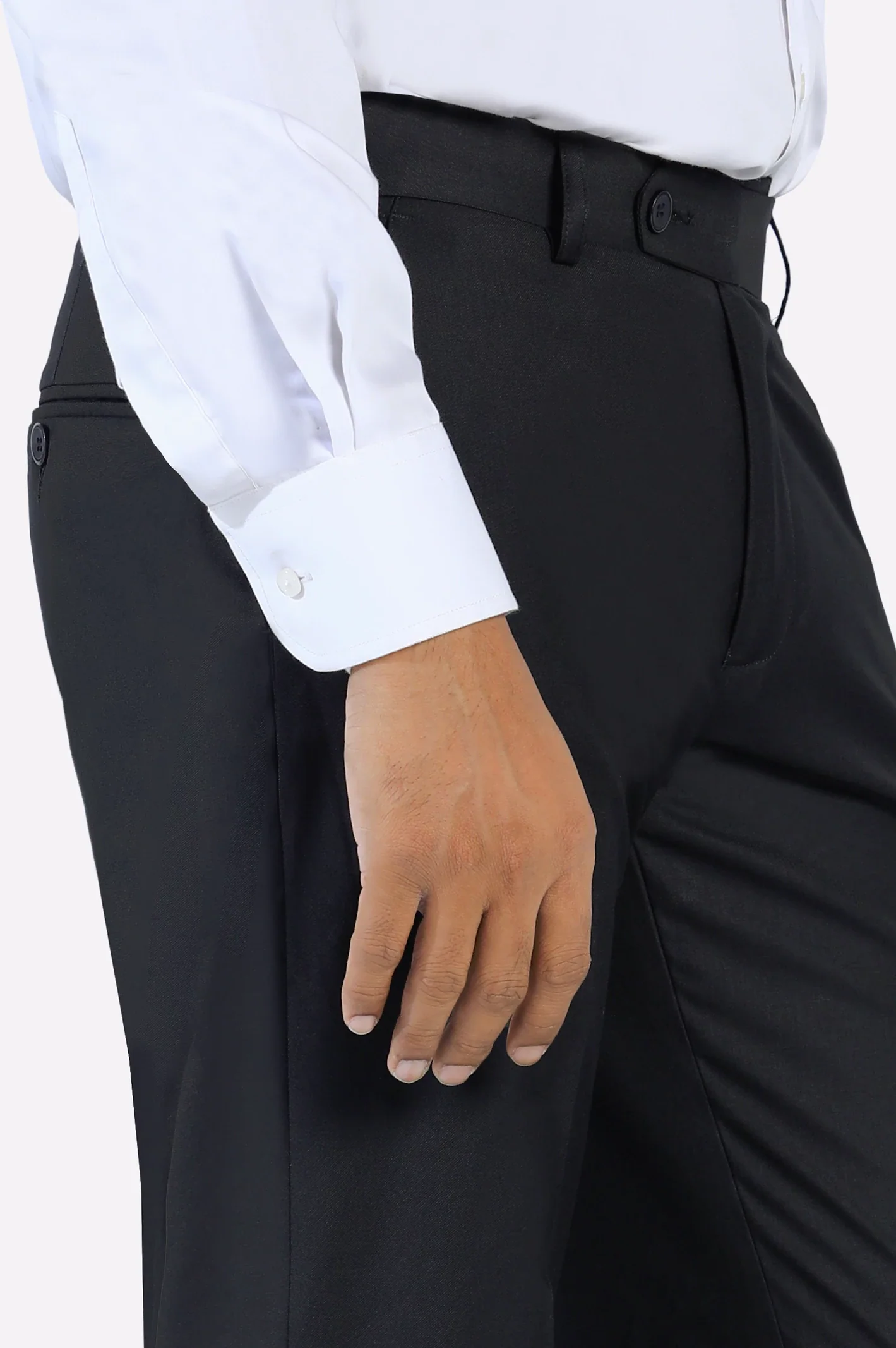 Black Smart Fit Formal Trouser - Image 2