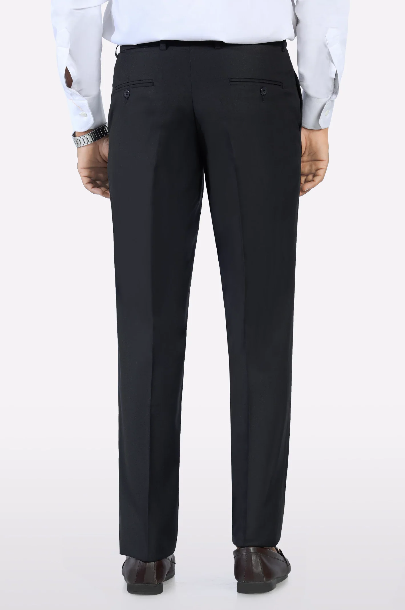 Black Smart Fit Formal Trouser - Image 3
