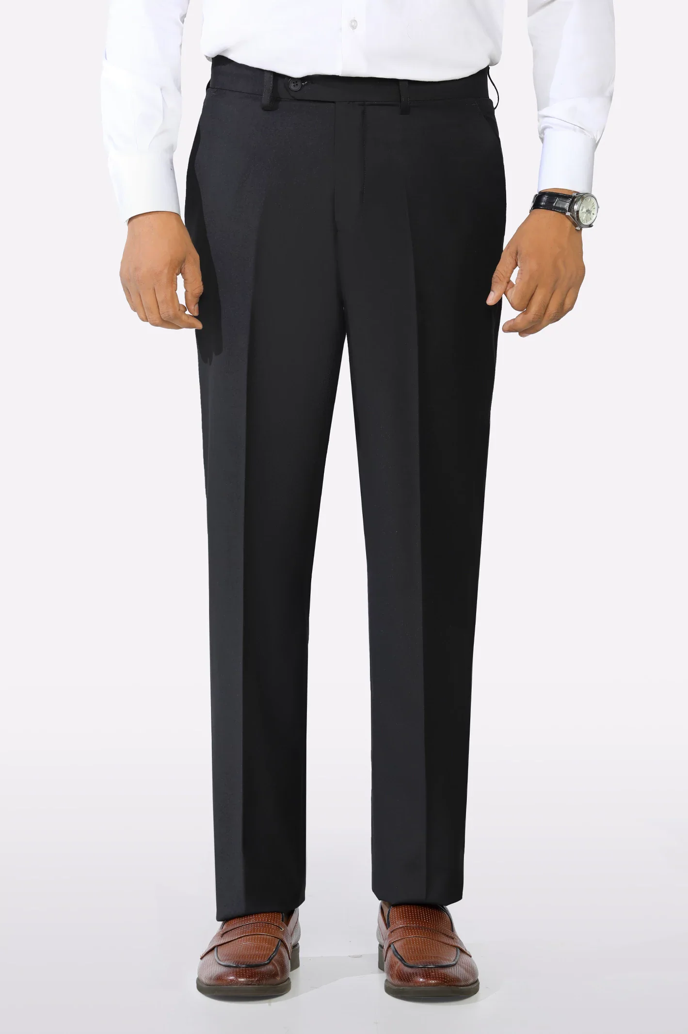 Black Slim Fit Formal Trouser