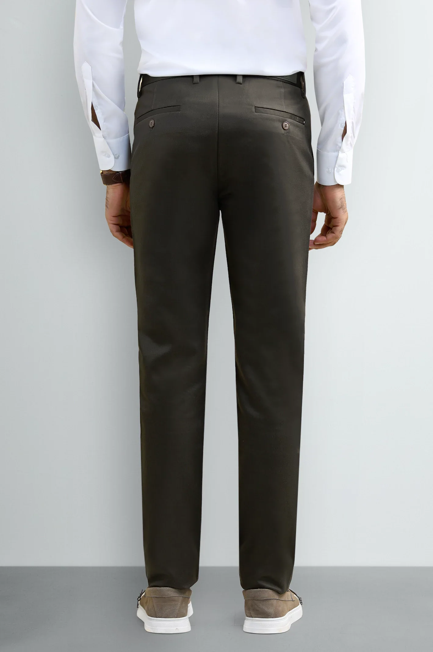 Green Smart Fit Cotton Chino - Image 3
