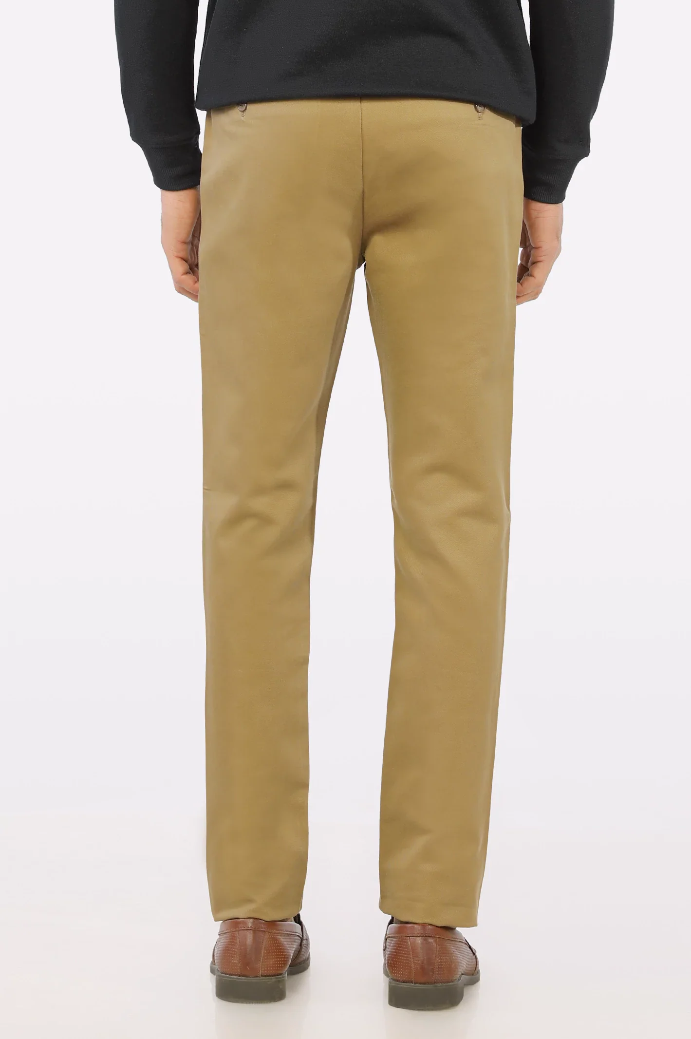 Khaki Smart Fit Cotton Chino - Image 4