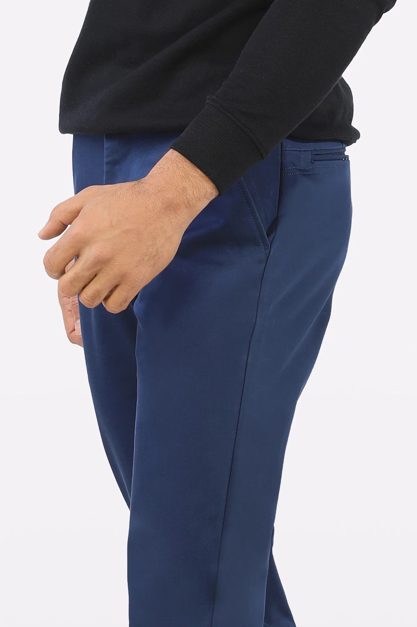 Navy Blue Smart Fit Cotton Chino - Image 2