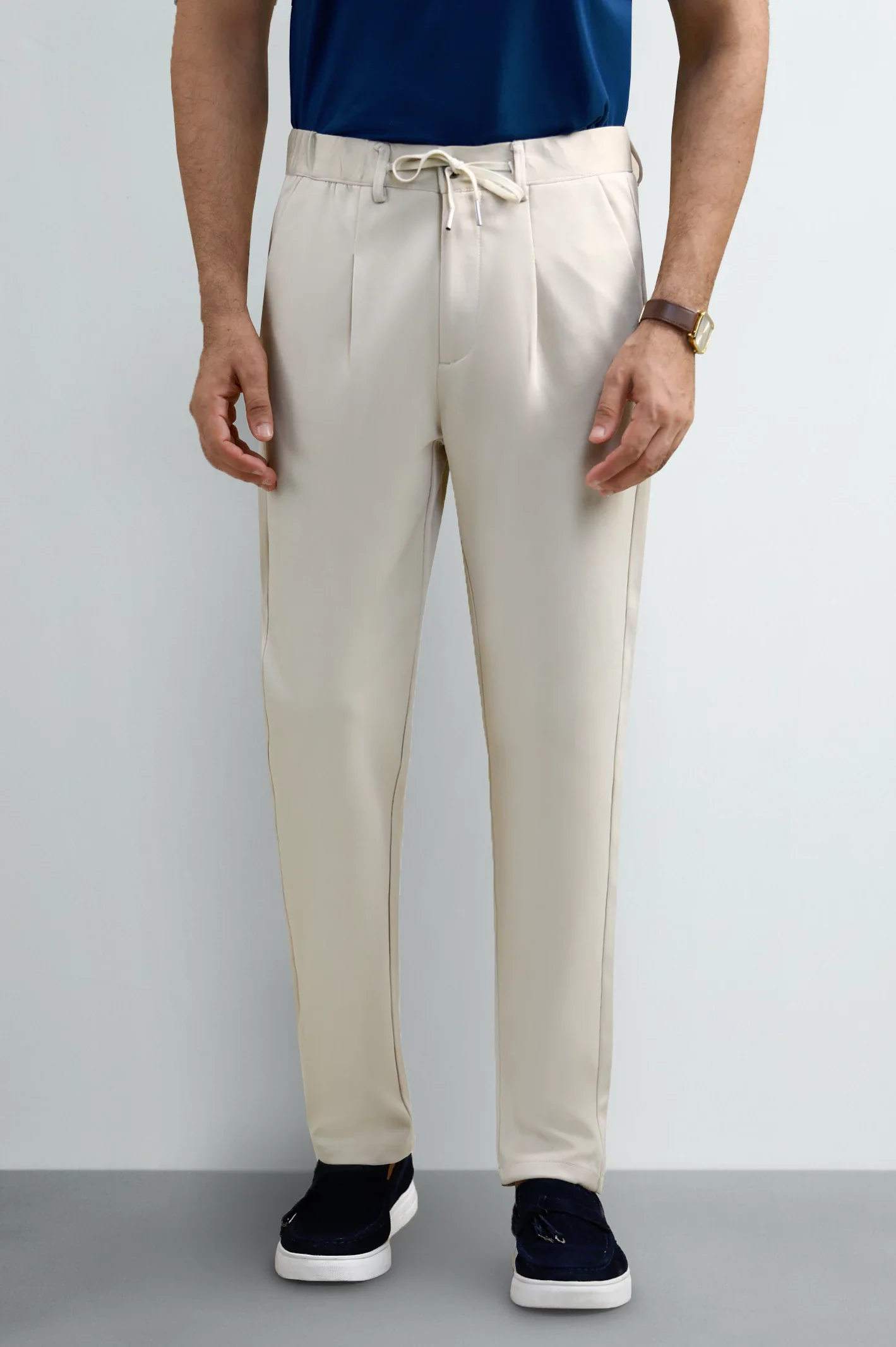 Fawn Smart Fit Casual Trouser