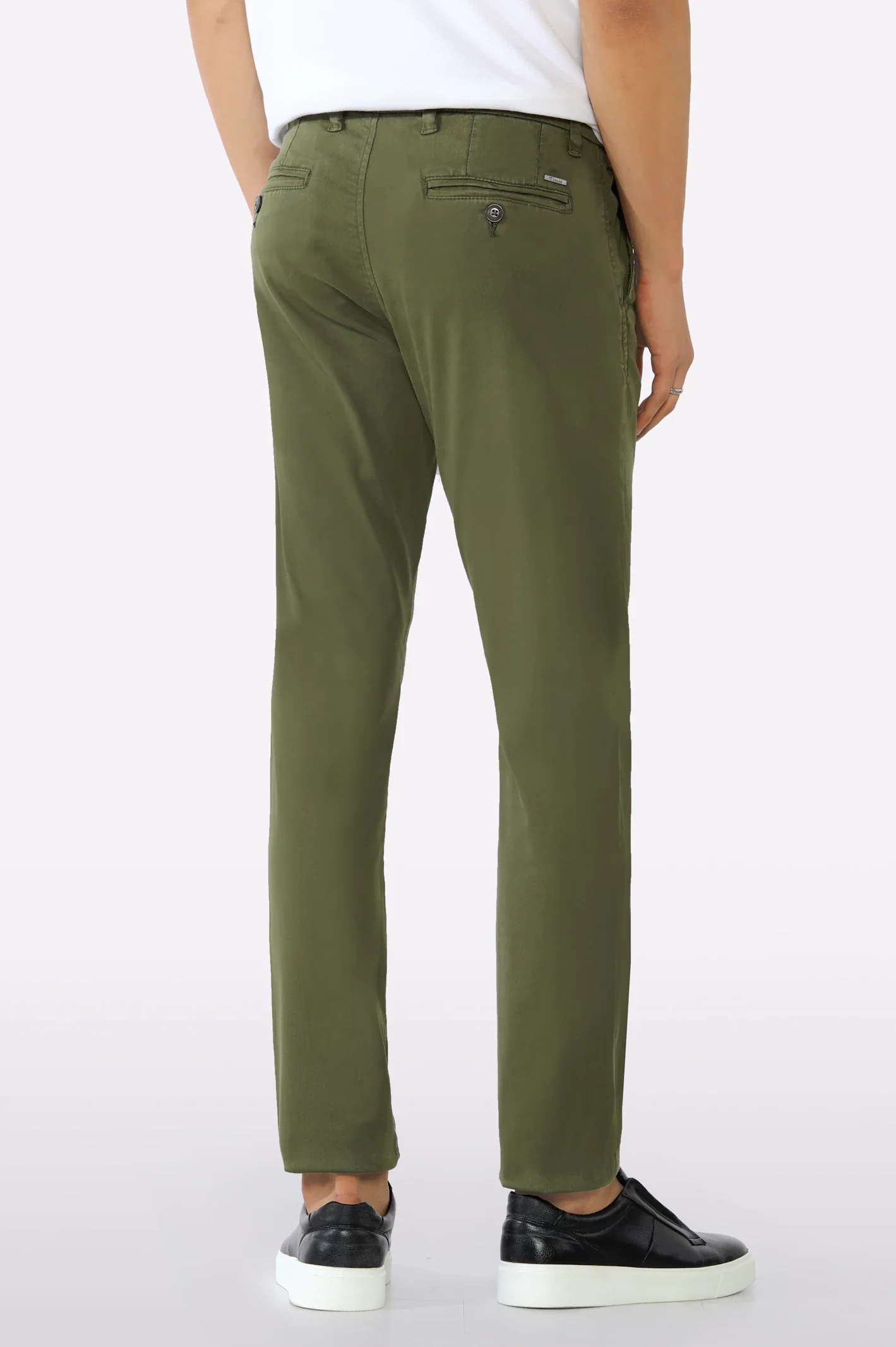 Olive Smart Fit Cotton Chino - Image 3