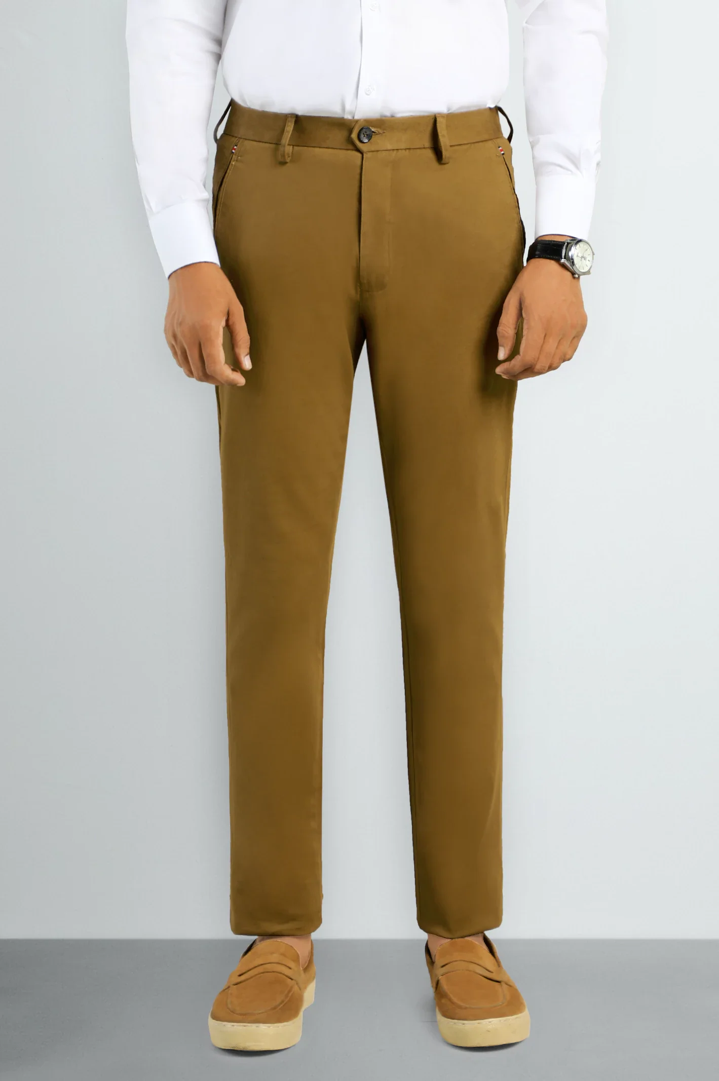 Camel Smart Fit Cotton Chino
