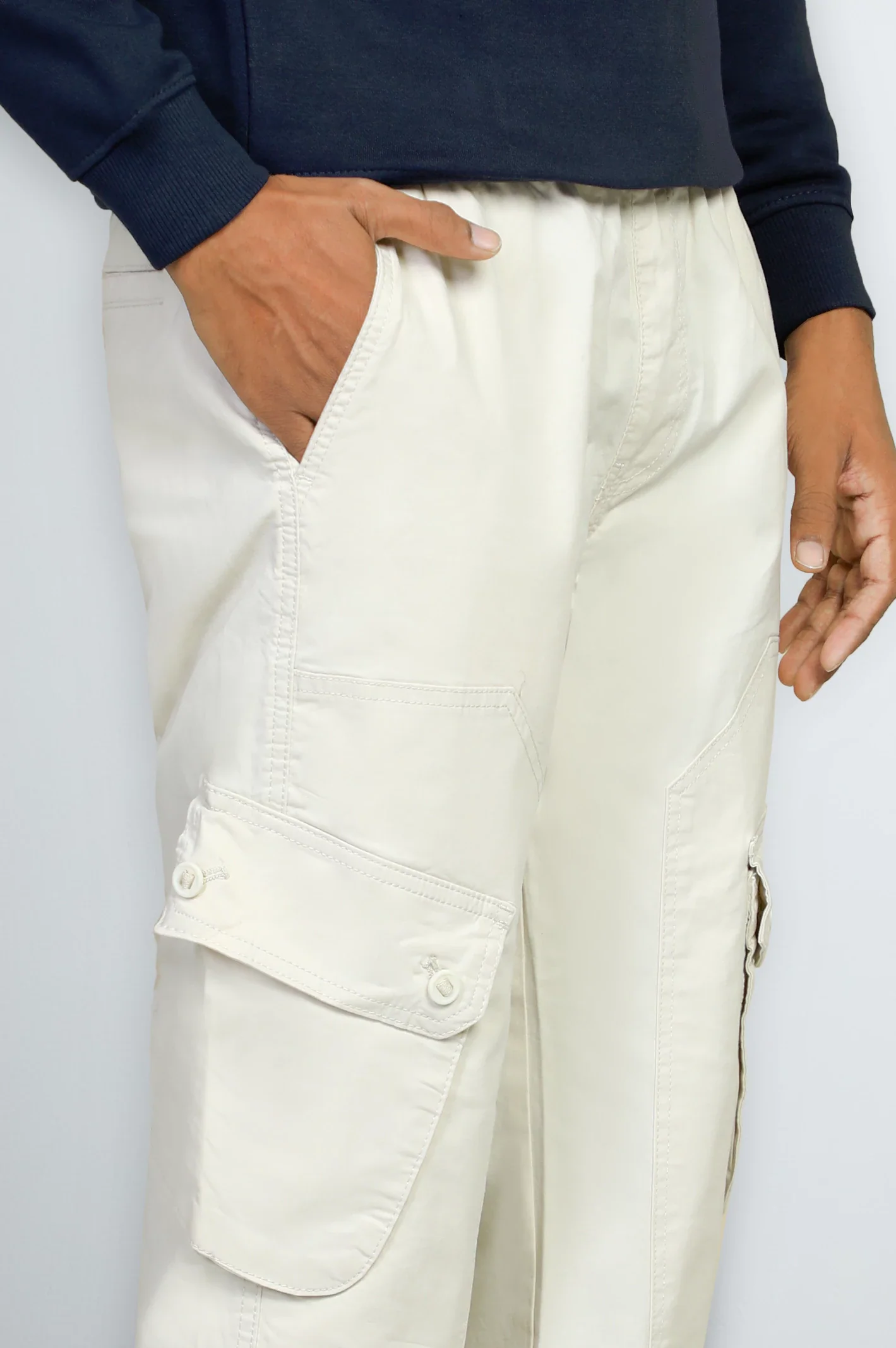 Off White Smart Fit Cargo Pants - Image 2
