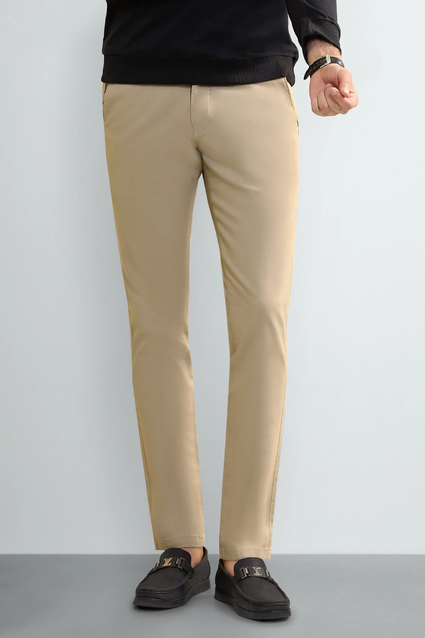 Light Khaki Cotton Chino