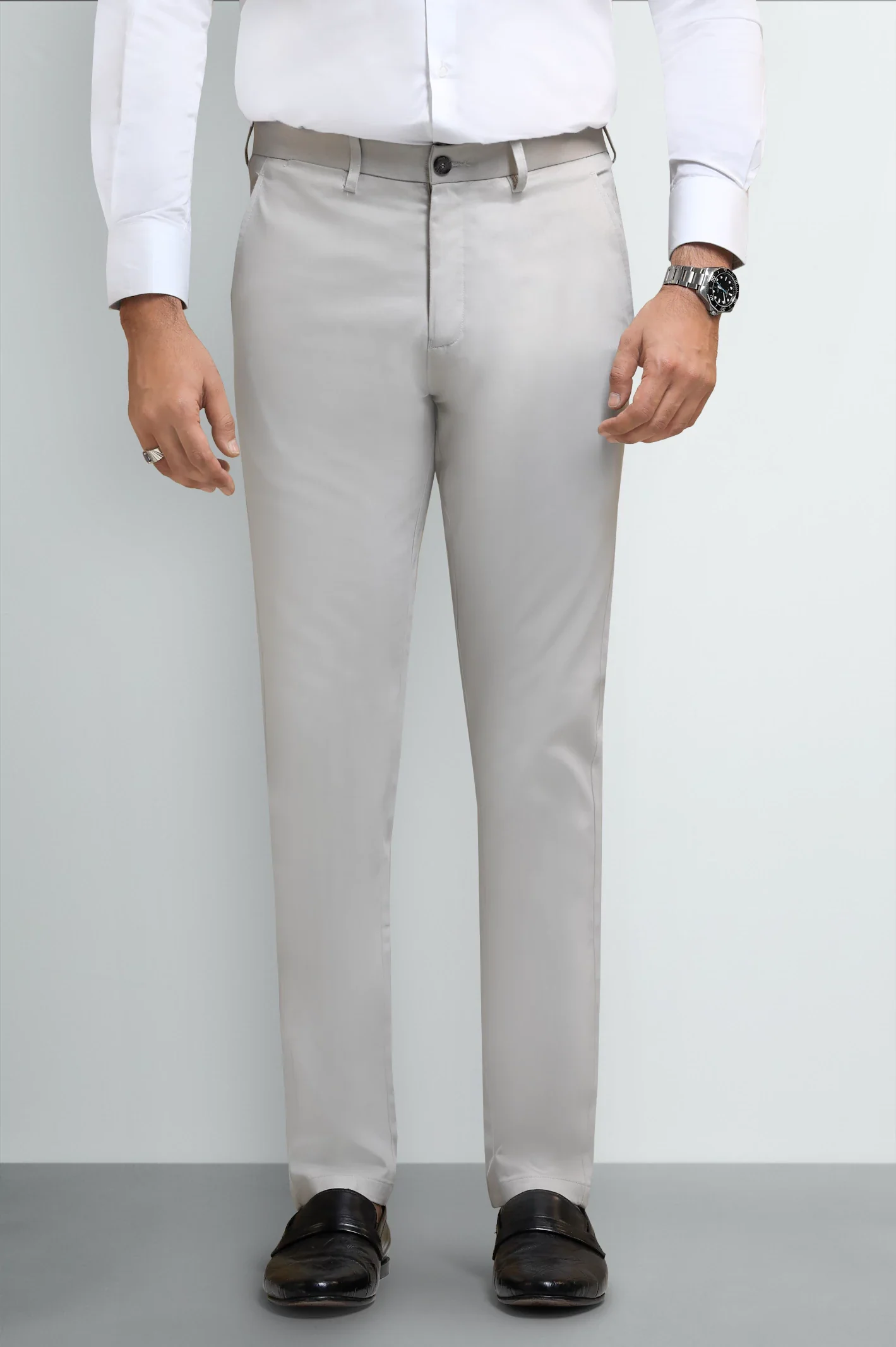 Stone Smart Fit Cotton Chinos