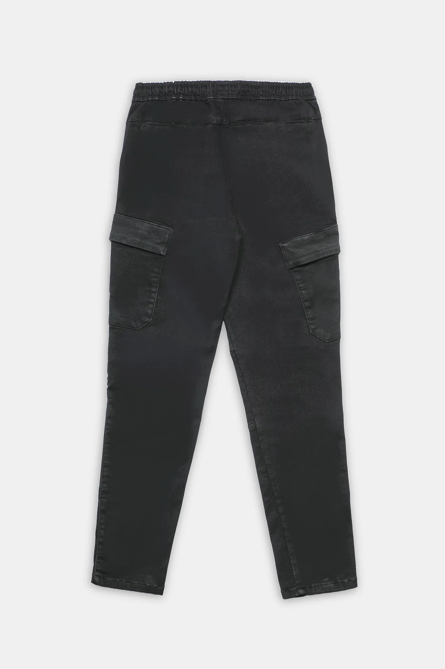 Black Smart Fit Cargo Pants - Image 5