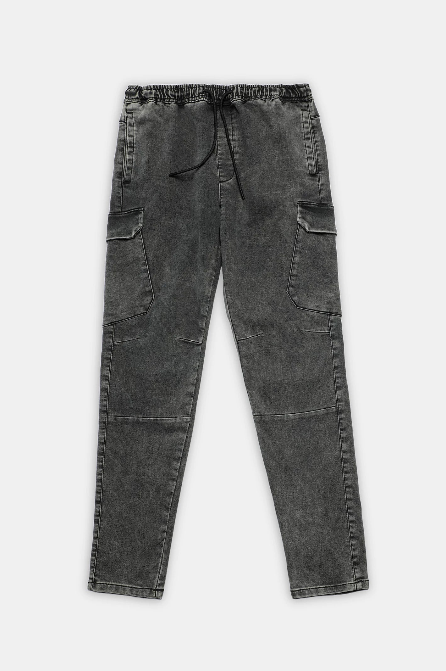 Charcoal Smart Fit Cargo Pants - Image 4