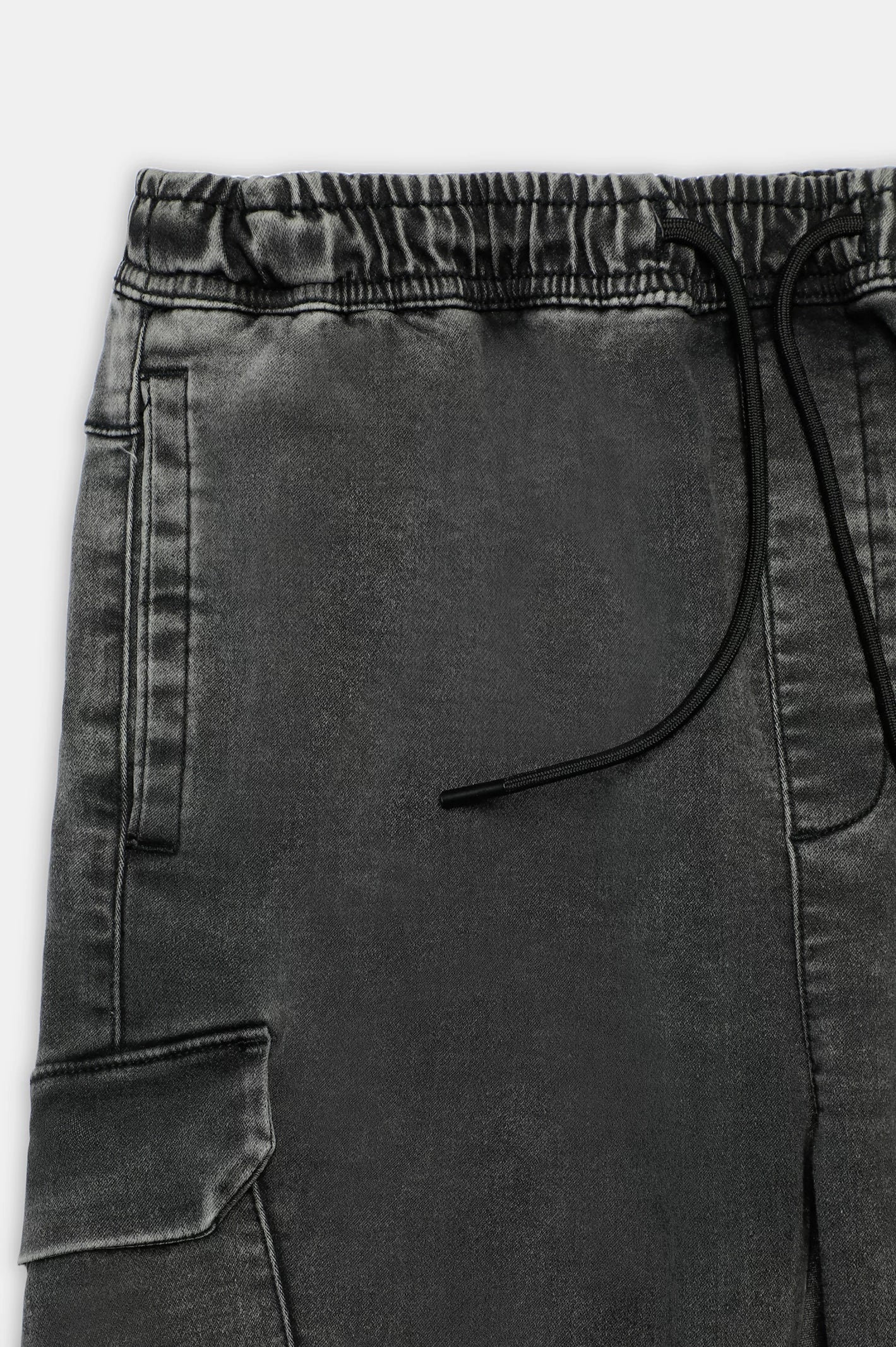 Charcoal Smart Fit Cargo Pants - Image 6