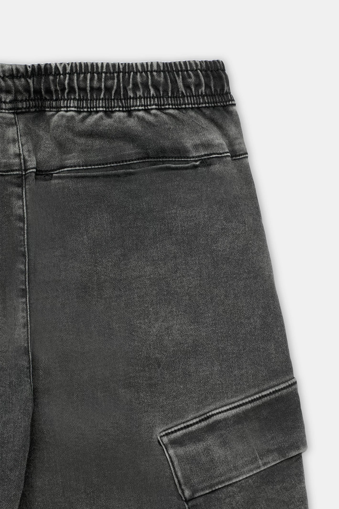 Charcoal Smart Fit Cargo Pants - Image 7