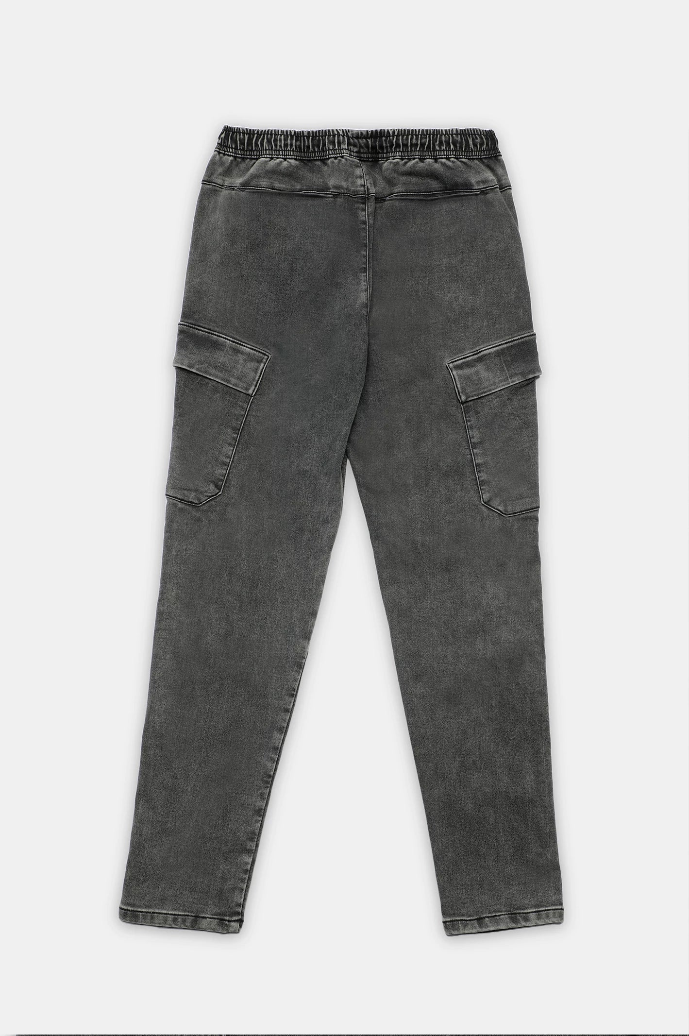 Charcoal Smart Fit Cargo Pants - Image 8