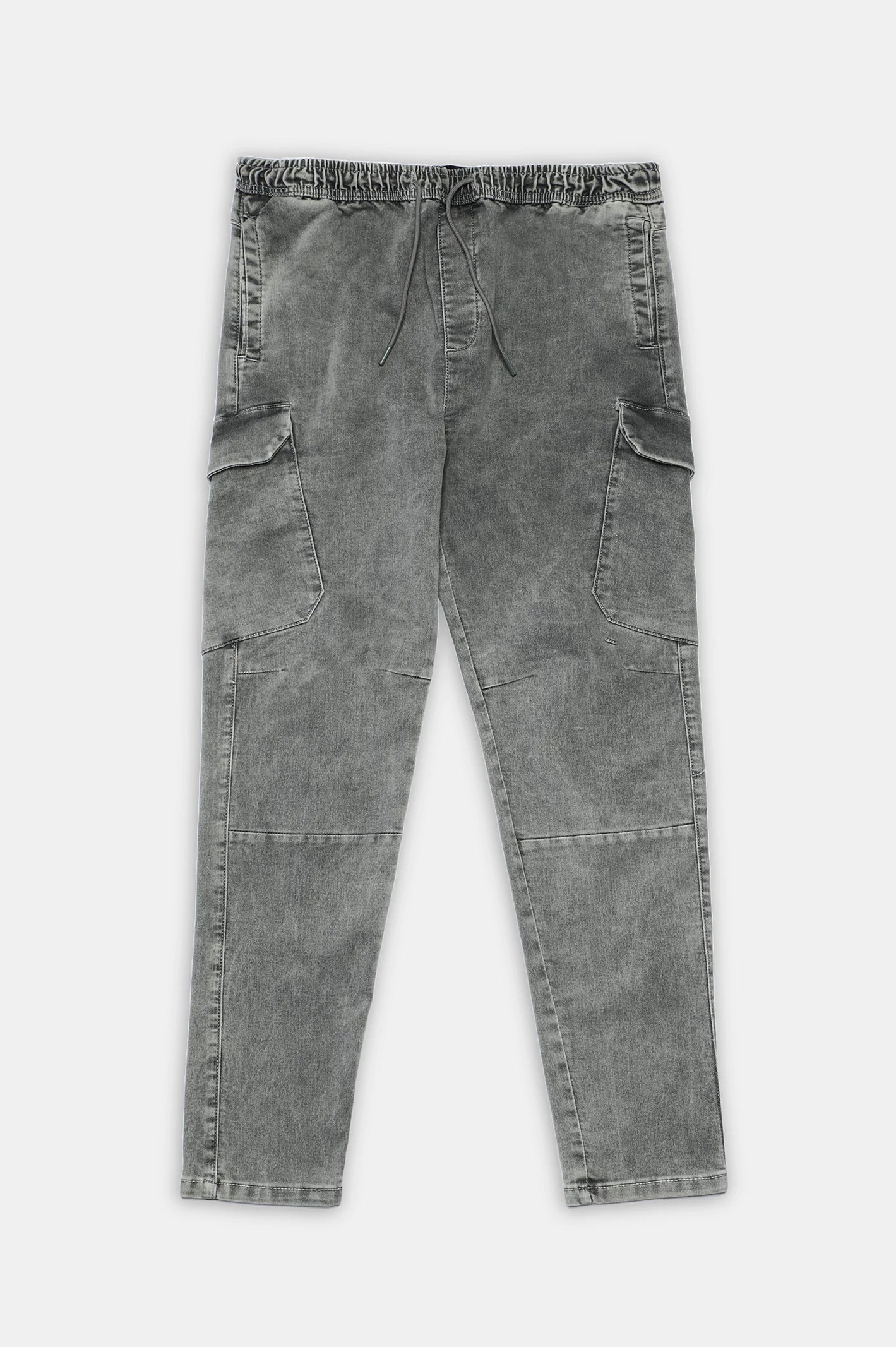 Grey Smart Fit Cargo Pants - Image 4