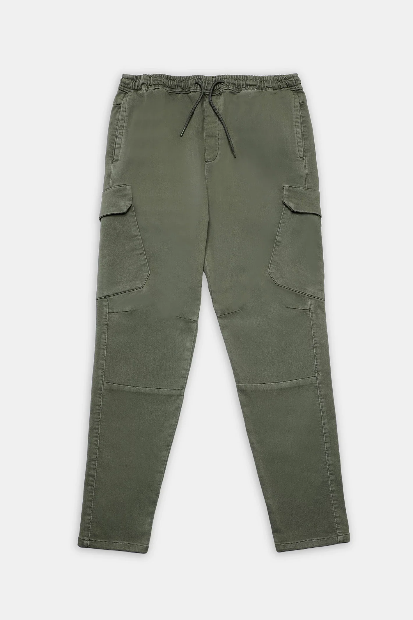 Olive Smart Fit Cargo Pants - Image 4