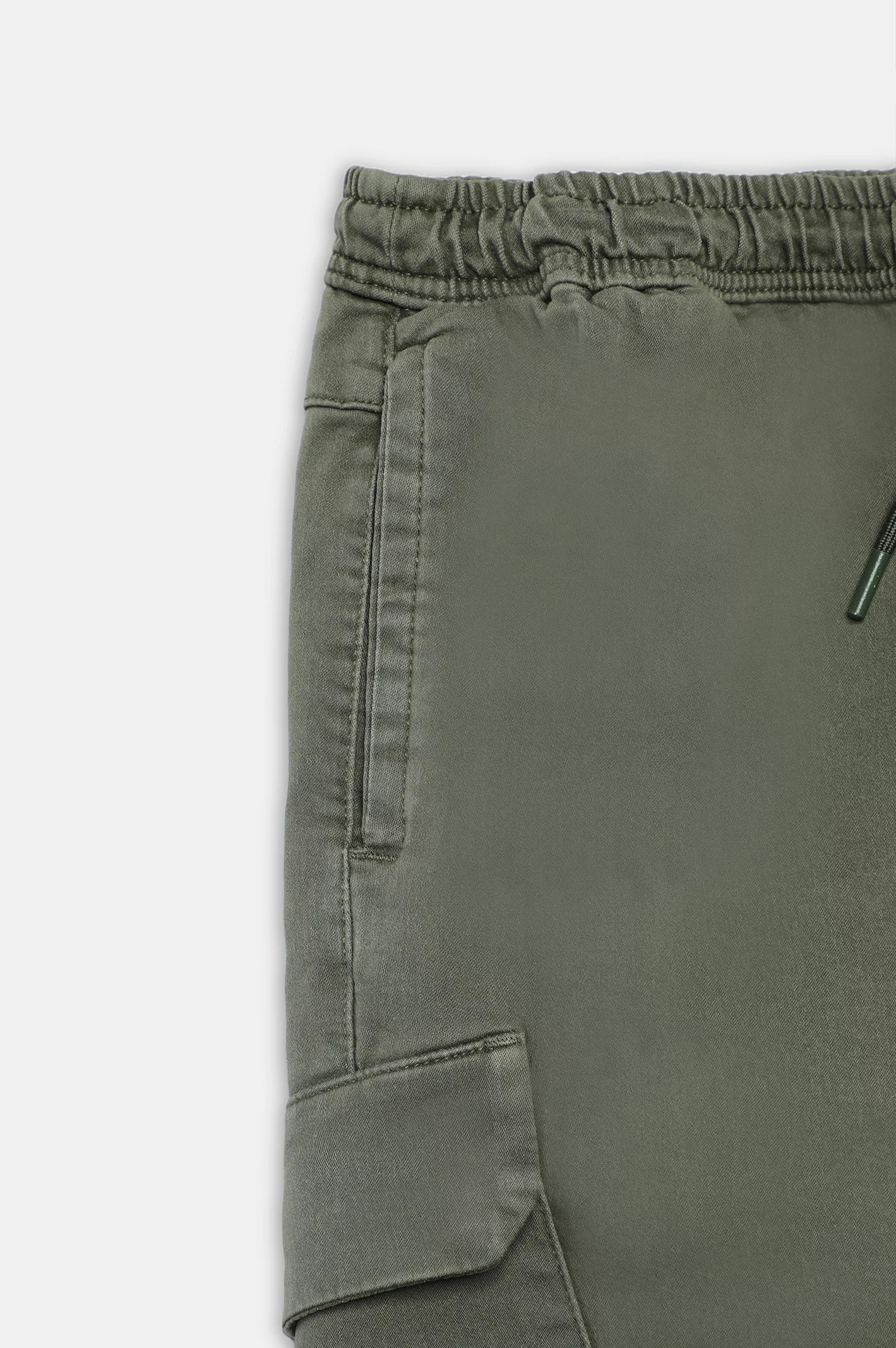 Olive Smart Fit Cargo Pants - Image 7